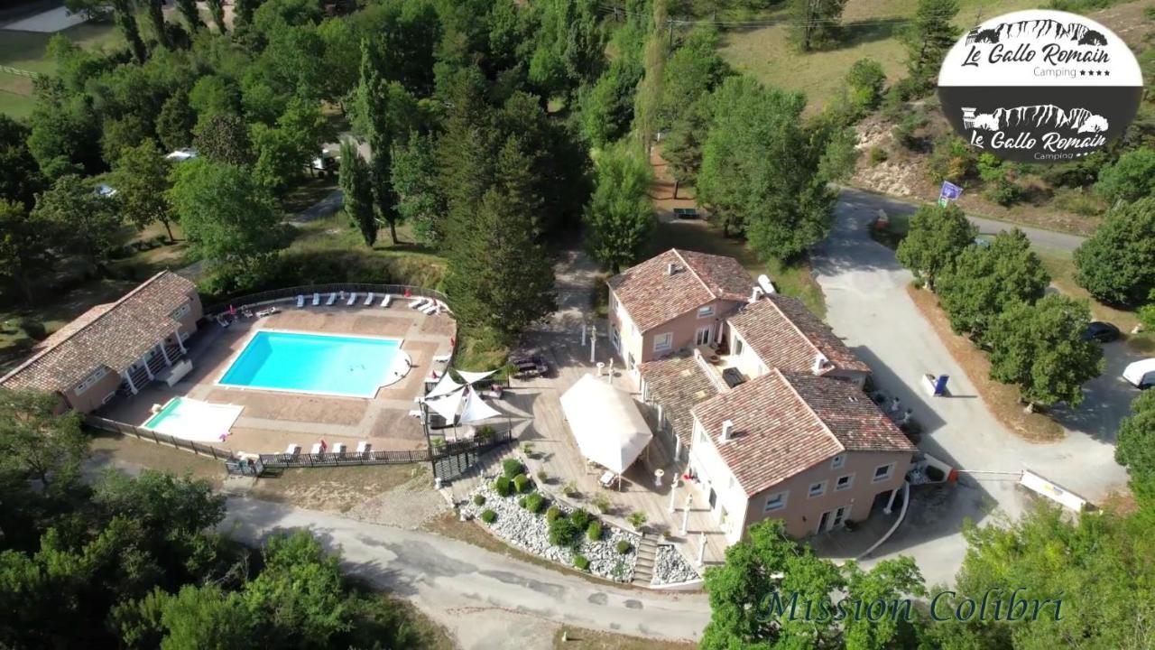 Camping Le Gallo Romain Barbieres Екстериор снимка
