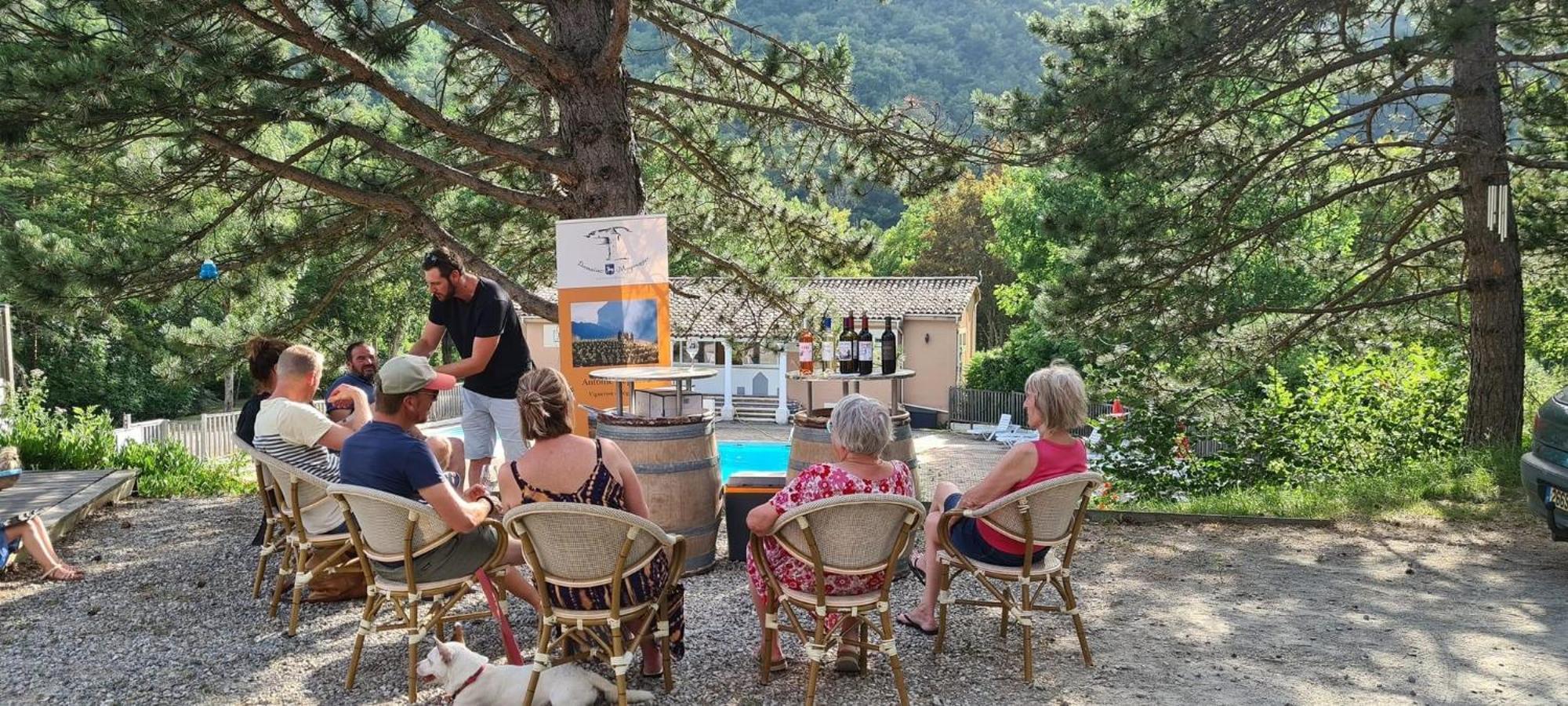 Camping Le Gallo Romain Barbieres Екстериор снимка